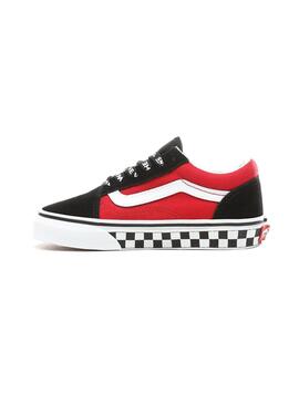 Zapatillas Vans Old Skool Logo Pop Negro Niño