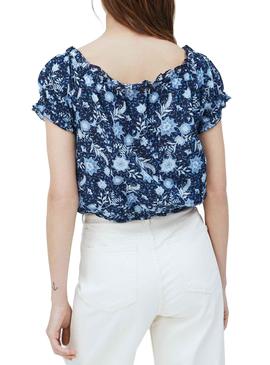 Camisa Pepe Jeans Erika Azul Marino Para Mujer