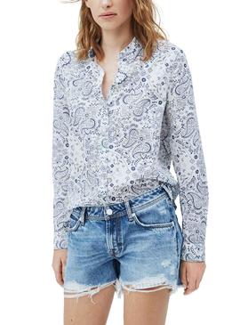 Camisa Pepe Jeans Marena Blanco Para Mujer