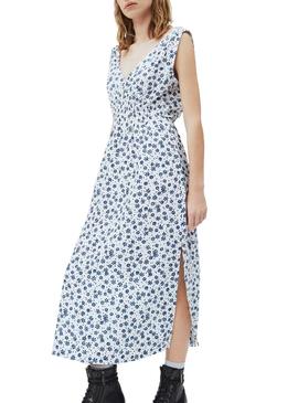 Vestido Pepe Jeans Lou Blanco Para Mujer