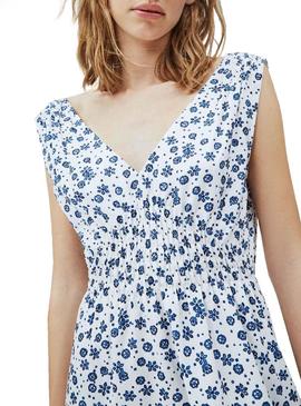 Vestido Pepe Jeans Lou Blanco Para Mujer