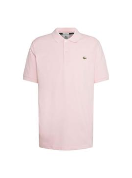 Polo Lacoste Standard Fit Rosa Claro Hombre Mujer