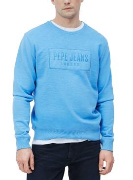 Sudadera Pepe Jeans Hugh Azul Para Hombre