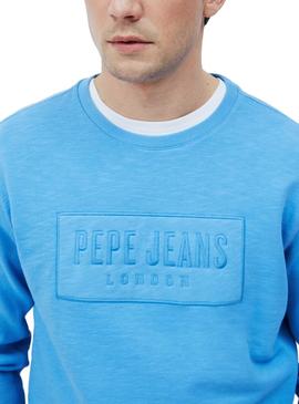 Sudadera Pepe Jeans Hugh Azul Para Hombre