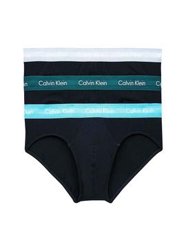 Calzoncillos Calvin Klein Hip Brief Marino Hombre