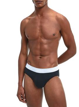 Calzoncillos Calvin Klein Hip Brief Marino Hombre