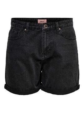 Short Only Phine Life Negro Para Mujer