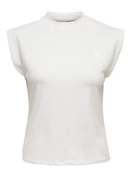 Top Only Henna Blanco Para Mujer