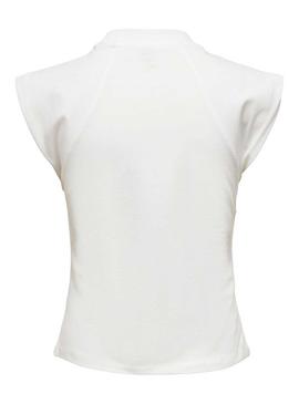 Top Only Henna Blanco Para Mujer