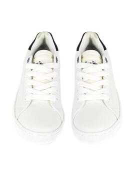 Zapatillas Pepe Jeans Brompton Basic Blanco Niño