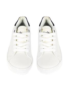 Zapatillas Pepe Jeans Brompton Basic Blanco Niño