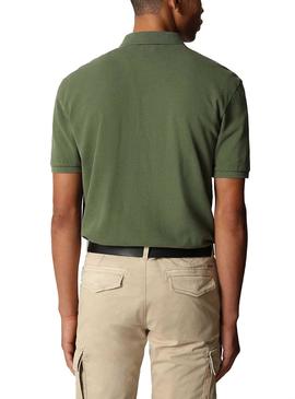 Polo Napapijri Elbas Verde Para Hombre