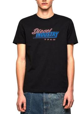 Camiseta Diesel T-DIEGOS Negro Para Hombre