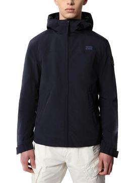 Chaqueta Napapijri Shelter Azul Marino Para Hombre