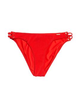 Braga Bikini Superdry Alice Textured Rojo Mujer