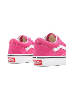 Humilde Ventana mundial fondo Zapatillas Vans Old Skool Rosa Para Niña