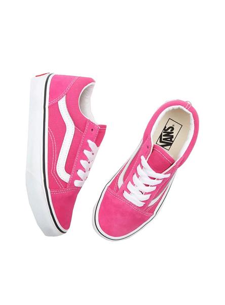 Humilde Ventana mundial fondo Zapatillas Vans Old Skool Rosa Para Niña