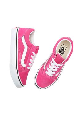 Zapatillas Vans Old Skool Rosa Para Niña