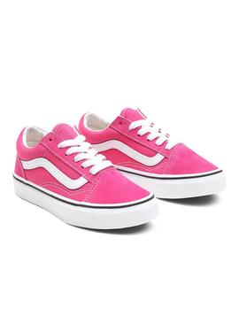 Zapatillas Vans Old Skool Rosa Para Niña
