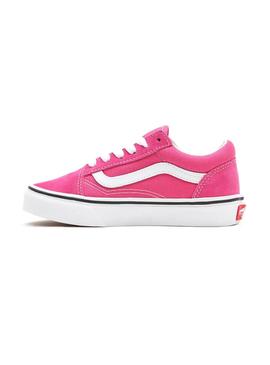 Zapatillas Vans Old Skool Rosa Para Niña