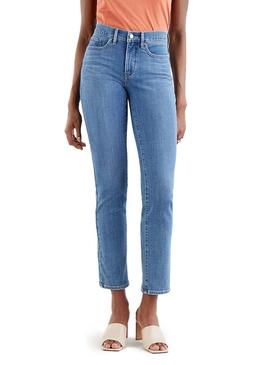 Pantalón Vaquero Levis 314 Shaping Azul Para Mujer