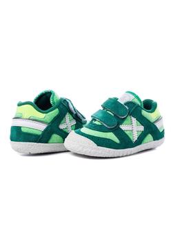 Zapatillas Munich Baby Goal VCO 1425 Verde Niño