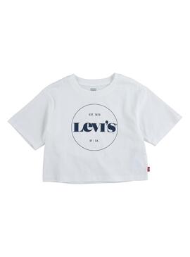 Camiseta Levis High Rise Tee Blanco Para Niña