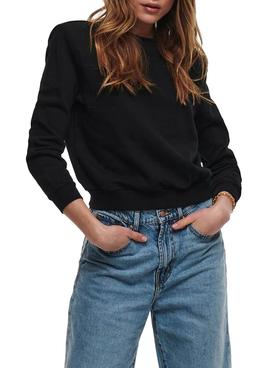 Sudadera Only Rexa Life Negro Para Mujer