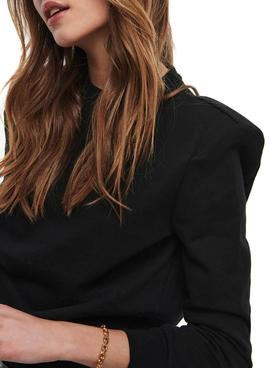 Sudadera Only Rexa Life Negro Para Mujer
