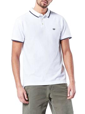 Polo Dockers Versatile Blanco para Hombre