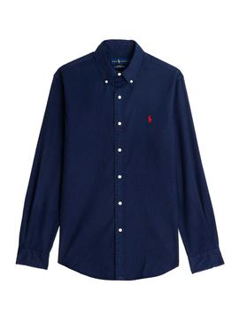 Camisa Polo Ralph Lauren Basic Azul para Hombre