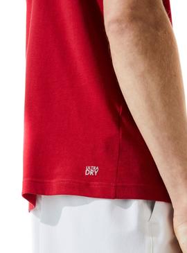 Camiseta Lacoste Sport Básica Rojo para Hombre