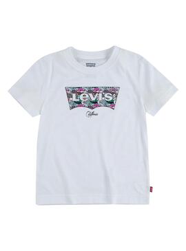 Camiseta Levis Graphic Tee California Blanco Niño