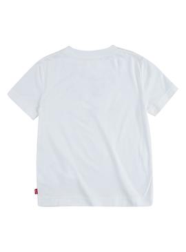 Camiseta Levis Graphic Tee California Blanco Niño