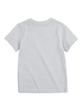Camiseta Levis Graphic Tee Blanco Para Niño