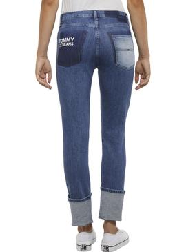 Pantalon Vaquero Tommy Jeans Izzy Logo Mujer