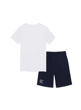 Conjunto Mayoral Punto Next Wave Blanco Para Niño