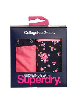 Pack Bragas Superdry College Multicolor Mujer