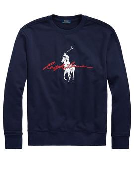 Sudadera Polo Ralph Lauren Cruise Navy Para Hombre