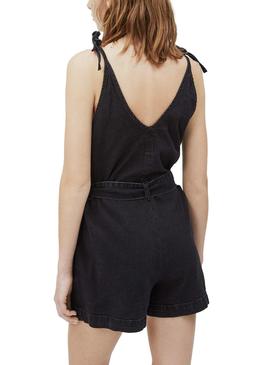 Mono Pepe Jeans Zoe Beach Negro Para Mujer