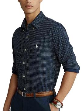 Camisa Polo Ralph Lauren Ultraligera Marino Hombre