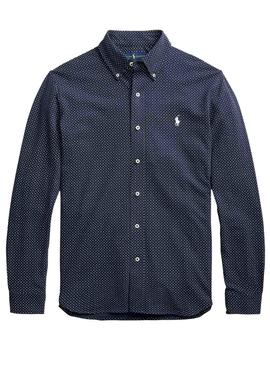 Camisa Polo Ralph Lauren Ultraligera Marino Hombre