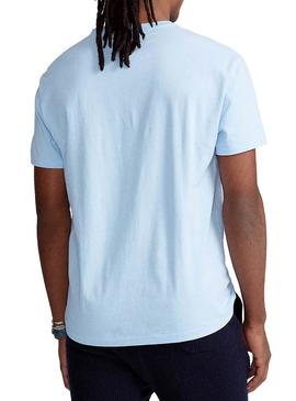 Camiseta Polo Ralph Lauren Elite Blue Para Hombre