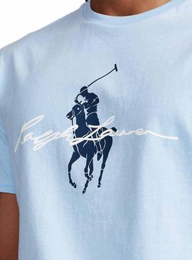 Camiseta Polo Ralph Lauren Elite Blue Para Hombre