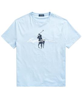 Camiseta Polo Ralph Lauren Elite Blue Para Hombre