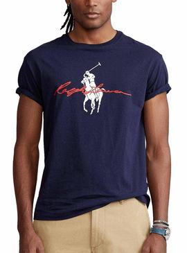 Camiseta Polo Ralph Lauren Cruise Marino Hombre