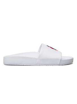 Chanclas Polo Ralph Lauren Bear Blanco Para Hombre