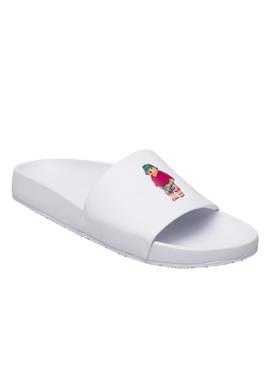 Chanclas Polo Ralph Lauren Bear Blanco Para Hombre