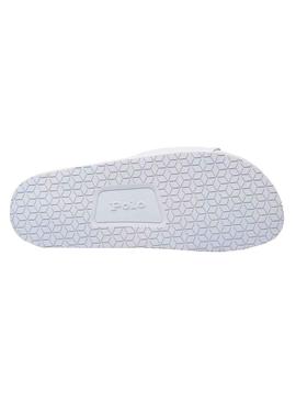 Chanclas Polo Ralph Lauren Bear Blanco Para Hombre