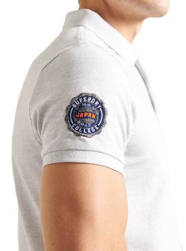 Polo Superdry Classic Superstate Blanco Hombre